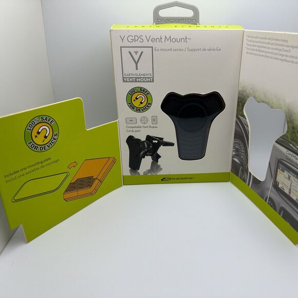 New, Bracketron Earth Elements Y GPS & Phone Vent Mount, Magnet Car Air Vent - Picture 12 of 16